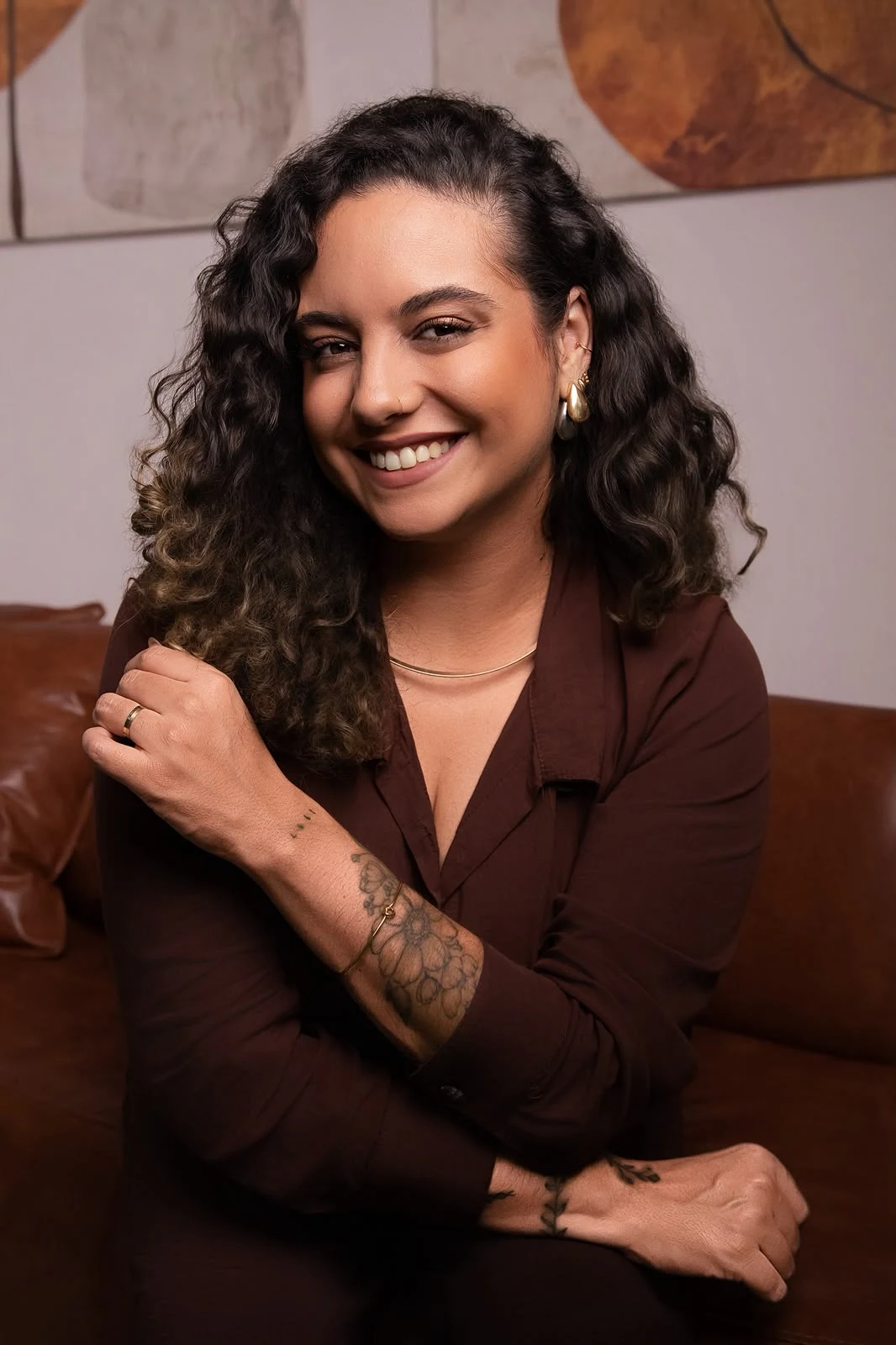 Patrícia Figueiredo em retrato profissional